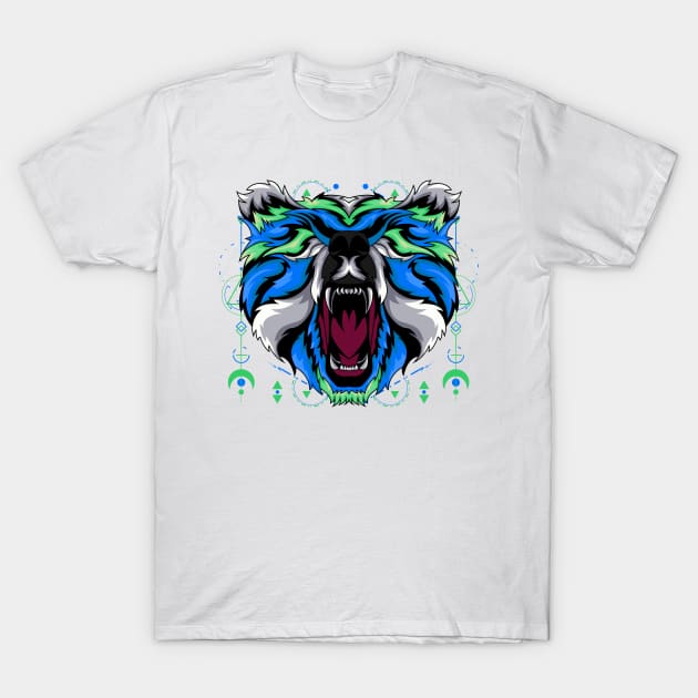 roar bear vintage T-Shirt by SHINIGAMII